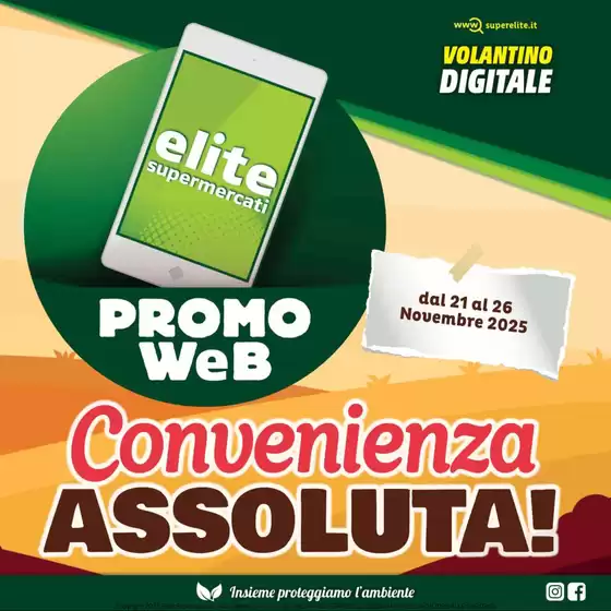 Volantino Elite | Convenienza Imbattibile | 2025-11-21T00:00:00.000Z - 2025-11-26T00:00:00.000Z