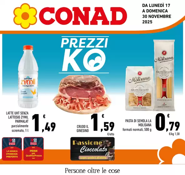 Volantino Conad a Solignano | PREZZI KO | 2025-11-17T00:00:00.000Z - 2025-11-30T00:00:00.000Z