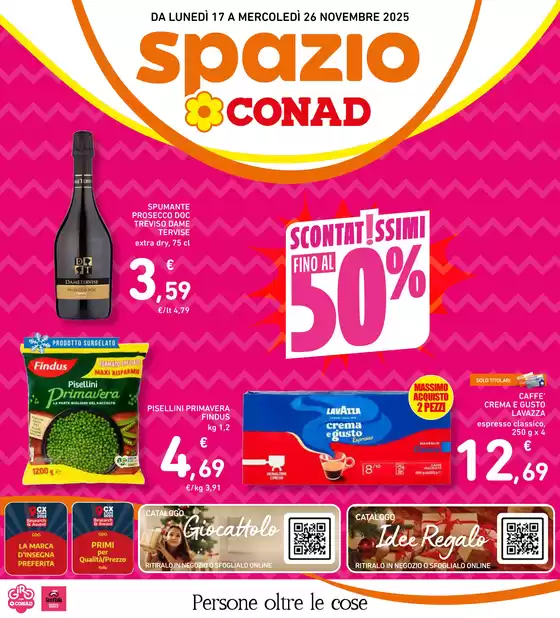Volantino Spazio Conad a Solignano | SCONTATISSIMI FINO AL 50% | 2025-11-17T00:00:00.000Z - 2025-11-26T00:00:00.000Z