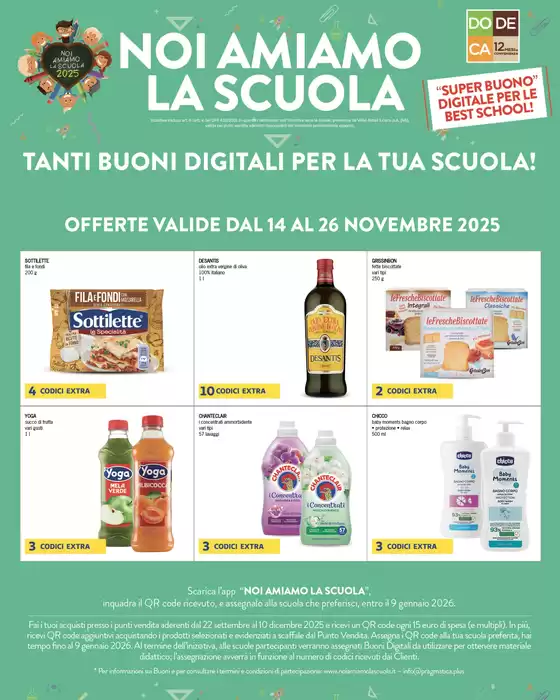 Volantino Dodecà a Cosenza | Tanti buoni digitali per la tua scuola | 2025-11-14T00:00:00.000Z - 2025-11-26T00:00:00.000Z