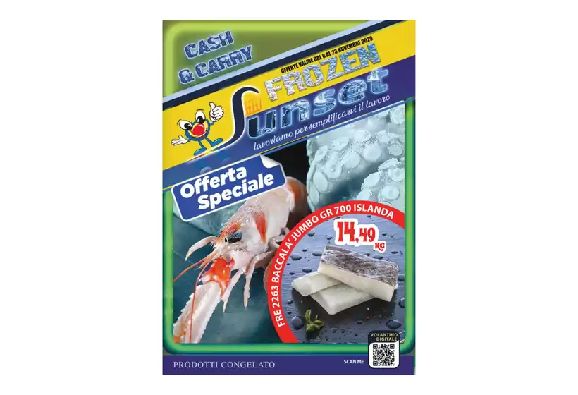 Volantino Sunset Cash&Carry a Catania | Offerta valide dal 8 al 23 novembre 2025 | 2025-11-14T00:00:00.000Z - 2025-11-23T00:00:00.000Z