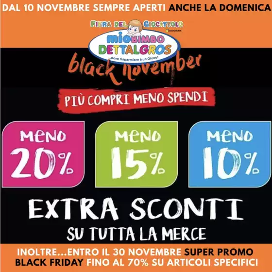 Volantino Mio Bimbo Dettalgros | Black November | 2025-11-14T00:00:00.000Z - 2025-11-30T00:00:00.000Z