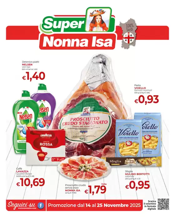 Volantino Nonna Isa | Promozione dal 14 al 25 Novembre 2025 | 2025-11-14T00:00:00.000Z - 2025-11-25T00:00:00.000Z