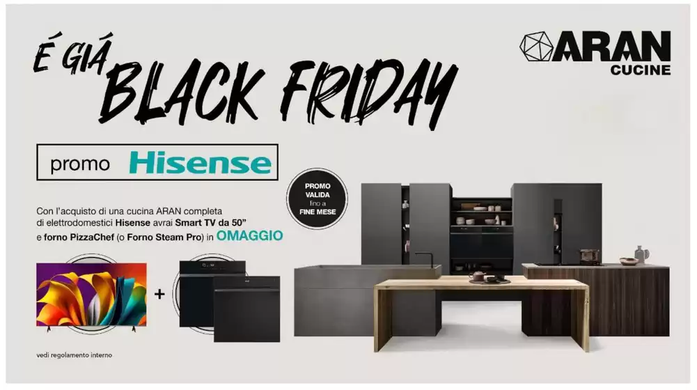 Volantino Aran Cucine | Black friday | 2025-11-14T00:00:00.000Z - 2025-11-30T00:00:00.000Z