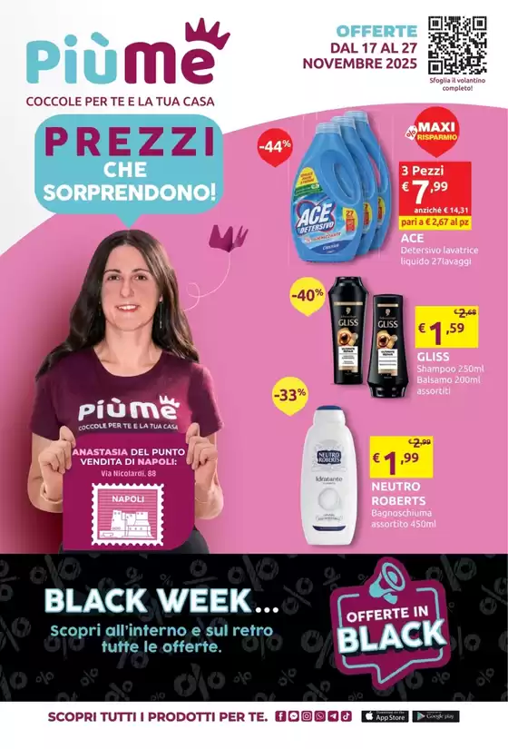 Volantino PiùMe | Prezzi che sorprendono! | 2025-11-17T00:00:00.000Z - 2025-11-27T00:00:00.000Z