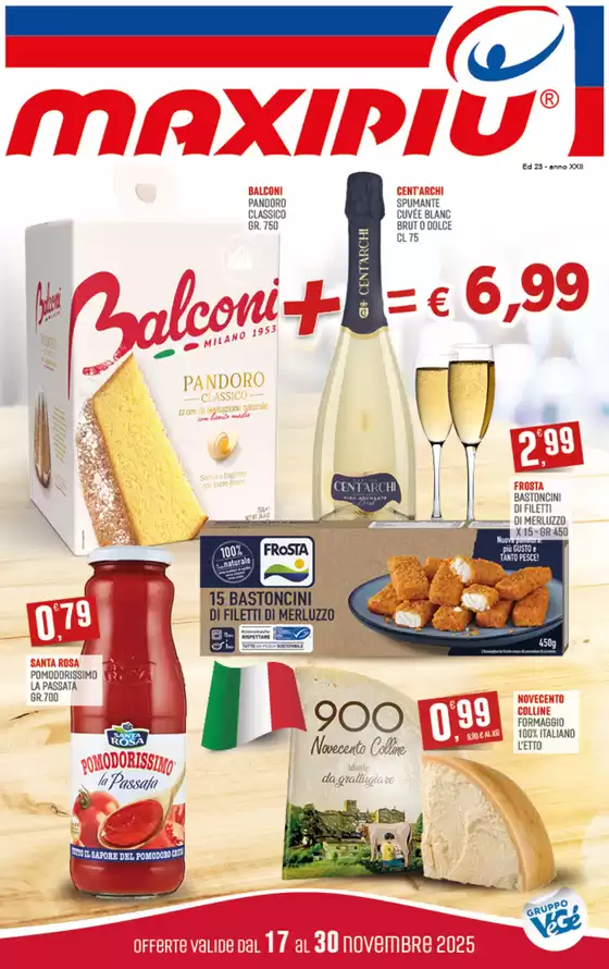 Volantino Maxipiù a Palermo | Offerte Maxipiu | 2025-11-17T00:00:00.000Z - 2025-11-30T00:00:00.000Z