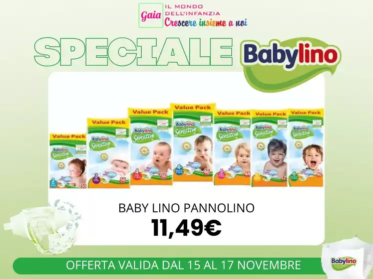 Volantino Sanitaria Gaia a Firenze | Speciale babylino | 2025-11-17T00:00:00.000Z - 2025-11-17T00:00:00.000Z
