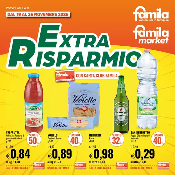 Volantino Famila a Palermo | Extra risparmio | 2025-11-19T00:00:00.000Z - 2025-11-26T00:00:00.000Z