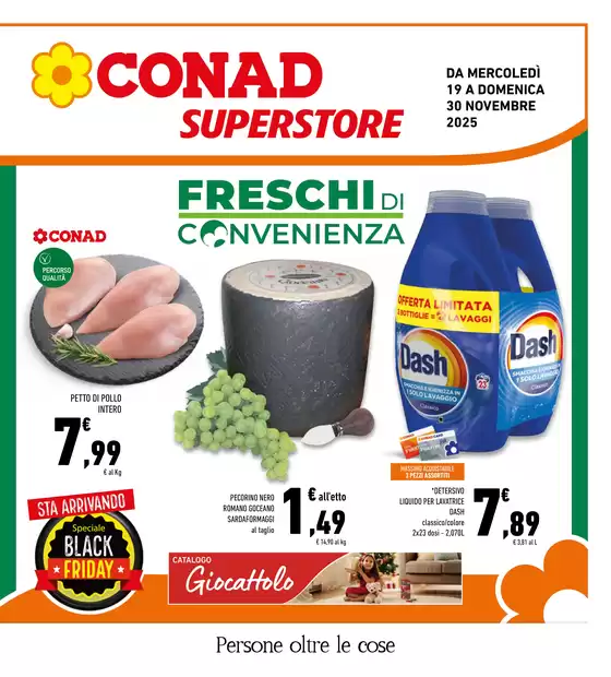 Volantino Conad Superstore a Roccacasale | FRESCHI di Convenienza | 2025-11-19T00:00:00.000Z - 2025-11-30T00:00:00.000Z