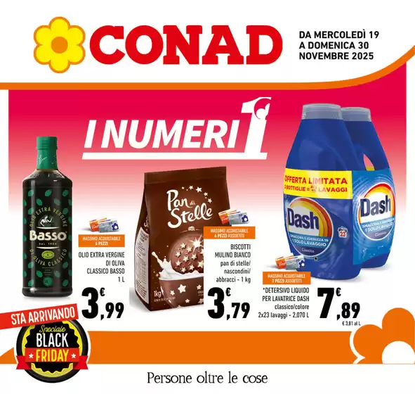 Volantino Conad a Corciano | I Numeri 1 | 2025-11-19T00:00:00.000Z - 2025-11-30T00:00:00.000Z