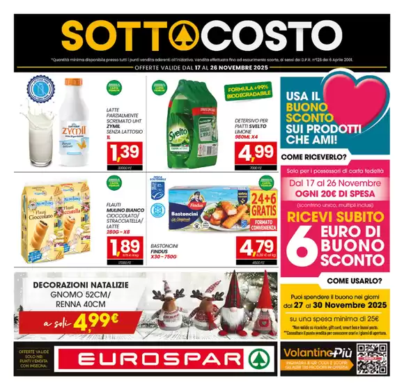 Volantino Eurospar a Palermo | Sottocosto | 2025-11-17T00:00:00.000Z - 2025-11-30T00:00:00.000Z