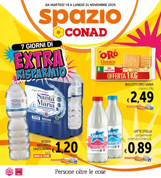 Volantino Spazio Conad a Roccacasale | 7 Giorni di Extra Risparmio | 2025-11-18T00:00:00.000Z - 2025-11-24T00:00:00.000Z