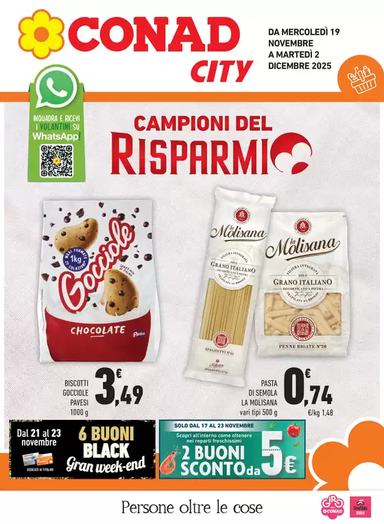 Volantino Conad City a Vieste | Campioni del risparmio | 2025-11-19T00:00:00.000Z - 2025-12-02T00:00:00.000Z