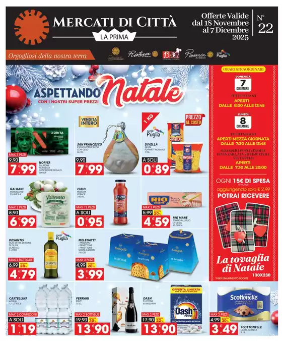 Volantino Mercati di Città a Vittoria | Aspettando natale | 2025-11-17T00:00:00.000Z - 2025-12-07T00:00:00.000Z