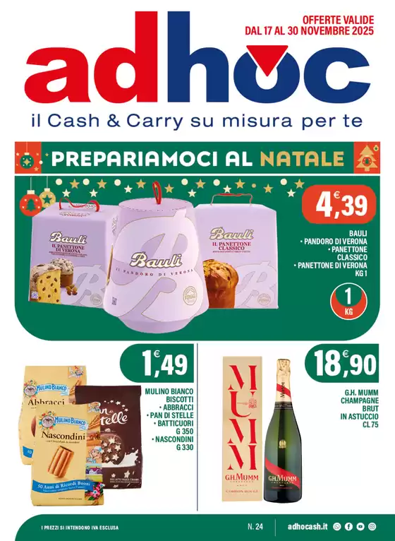 Volantino Adhoc a Vittoria | Prepariamoci al natale | 2025-11-17T00:00:00.000Z - 2025-11-30T00:00:00.000Z