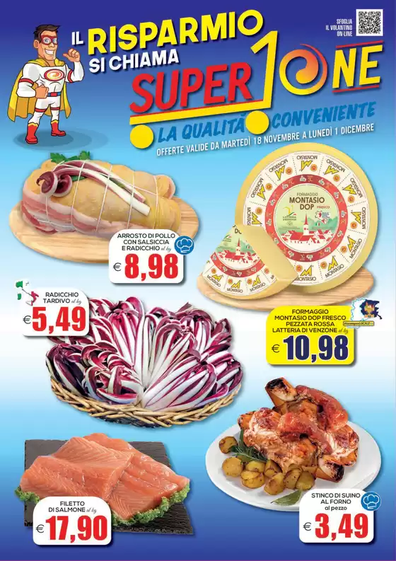Volantino SuperOne a Vieste | Il risparmio si chiama SuperOne | 2025-11-18T00:00:00.000Z - 2025-12-01T00:00:00.000Z