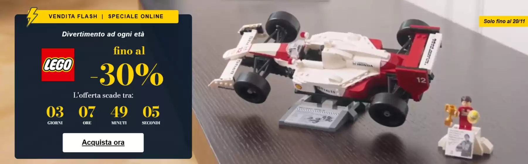 Volantino Kasanova | Lego fino al -30% | 2025-11-17T00:00:00.000Z - 2025-11-20T00:00:00.000Z