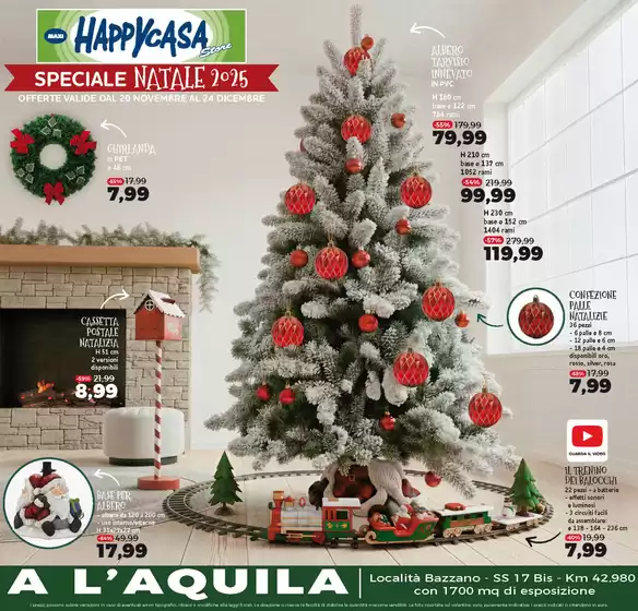 Volantino Happy Casa Store a Casalanguida | Speciale Natale | 2025-11-20T00:00:00.000Z - 2025-12-24T00:00:00.000Z