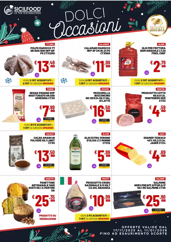 Volantino Sicil Food | Dolci occasioni | 2025-11-17T00:00:00.000Z - 2026-01-11T00:00:00.000Z