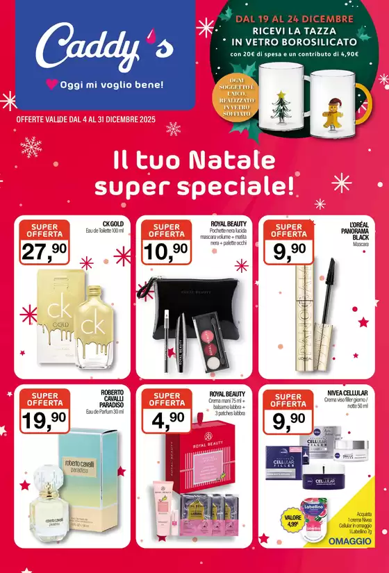 Volantino Caddy's a Ardea | Il tuo Natale super speciale! | 2025-12-04T00:00:00.000Z - 2025-12-31T00:00:00.000Z