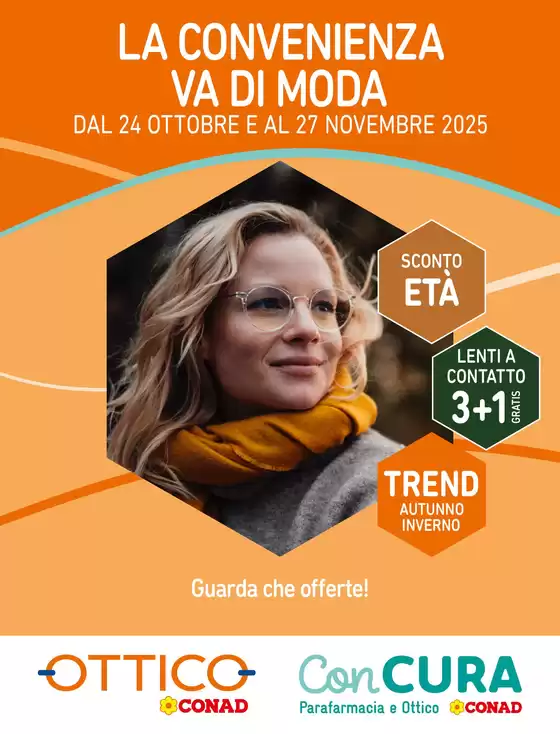 Volantino Parafarmacia Conad | Catalogo Ottico Concura Autunno 2025 | 2025-10-24T00:00:00.000Z - 2025-11-27T00:00:00.000Z