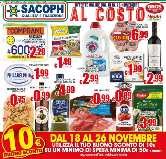 Volantino Sacoph a Mesagne | Al costo | 2025-11-18T00:00:00.000Z - 2025-11-26T00:00:00.000Z