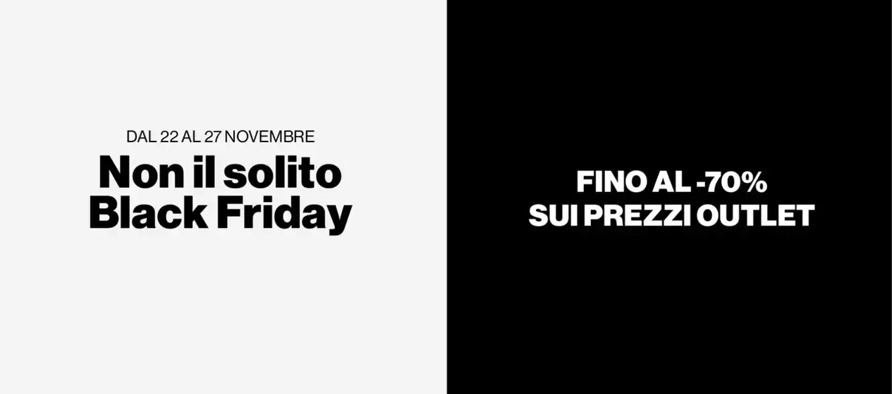 Volantino San Marino Outlet Experience a Foggia | Non il solito black friday | 2025-11-22T00:00:00.000Z - 2025-11-27T00:00:00.000Z
