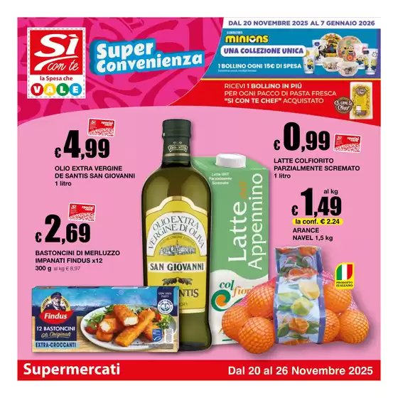 Volantino Si con te supermercati a Palermo | Super Convenienza | 2025-11-20T00:00:00.000Z - 2025-11-26T00:00:00.000Z