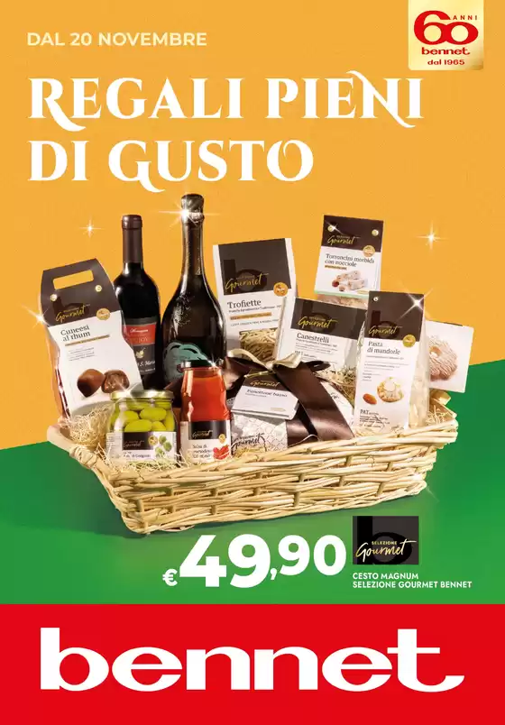 Volantino Bennet a Palermo | Regali Di Gusto | 2025-11-20T00:00:00.000Z - 2025-12-24T00:00:00.000Z