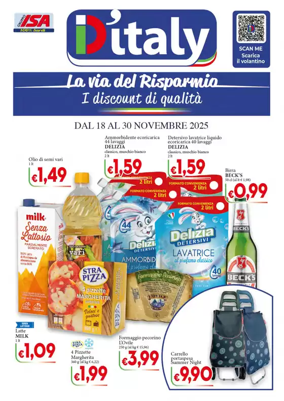 Volantino D'Italy a Mesagne | La via del risparmio | 2025-11-18T00:00:00.000Z - 2025-11-30T00:00:00.000Z