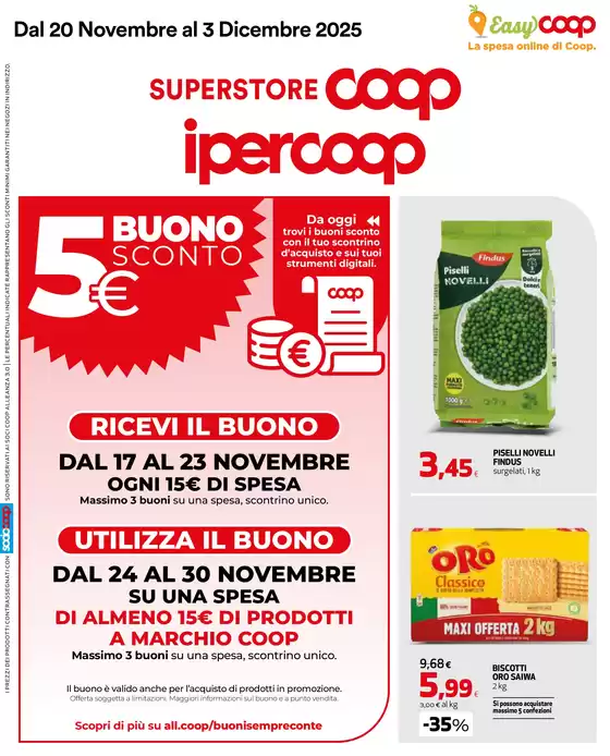 Volantino Ipercoop a Solofra | Dal 20 Novembre al 3 Dicembre 2025 | 2025-11-20T00:00:00.000Z - 2025-12-03T00:00:00.000Z