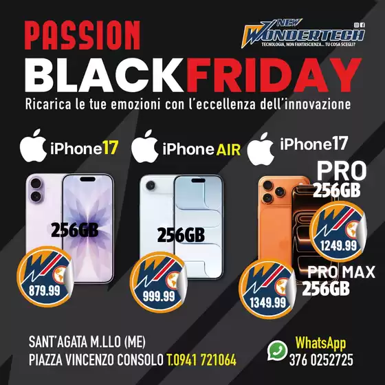 Volantino New Wondertech a Vinovo | BLACK FRIDAY | 2025-11-18T00:00:00.000Z - 2025-11-24T00:00:00.000Z
