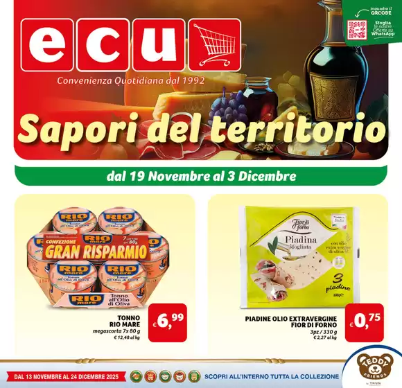 Volantino Ecu | Sapori del territorio | 2025-11-19T00:00:00.000Z - 2025-12-03T00:00:00.000Z