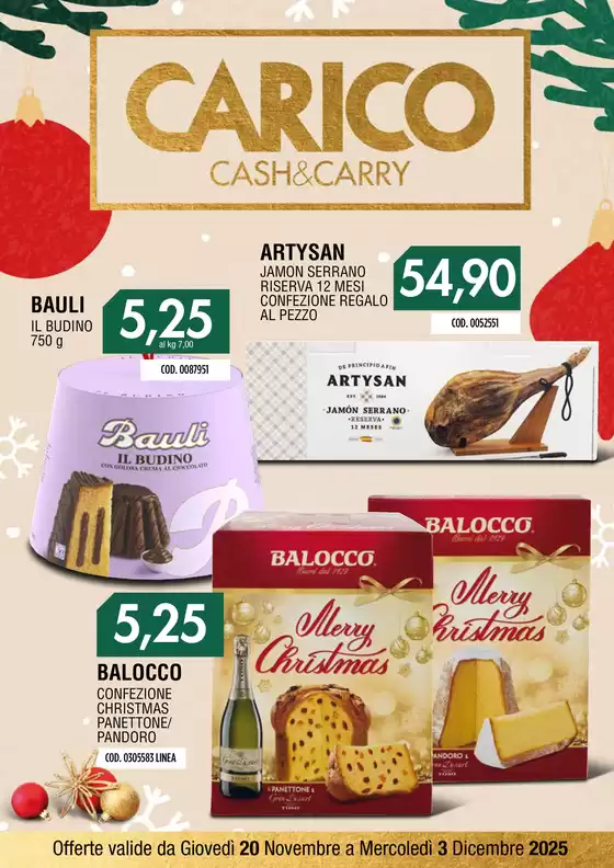 Volantino Carico Cash & Carry a Solofra | Offerte | 2025-11-20T00:00:00.000Z - 2025-12-03T00:00:00.000Z