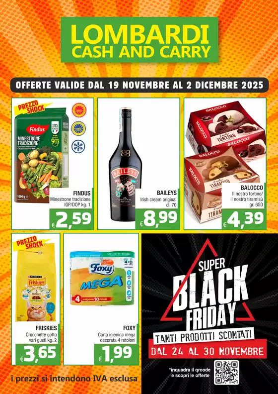 Volantino Lombardi Cash and Carry | OFFERTE VALIDE DAL 19 NOVEMBRE AL 2 DICEMBRE 2025 | 2025-11-19T00:00:00.000Z - 2025-12-02T00:00:00.000Z