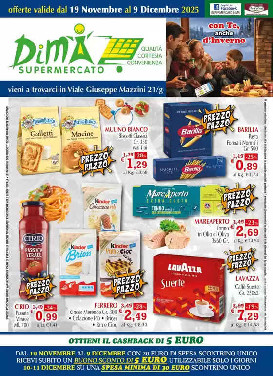 Volantino Supermercato Dima | Prezzo pazzo | 2025-11-19T00:00:00.000Z - 2025-12-09T00:00:00.000Z