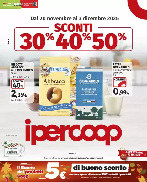 Volantino Ipercoop a La Spezia | Sconti 30% 40% 50% | 2025-11-20T00:00:00.000Z - 2025-12-03T00:00:00.000Z