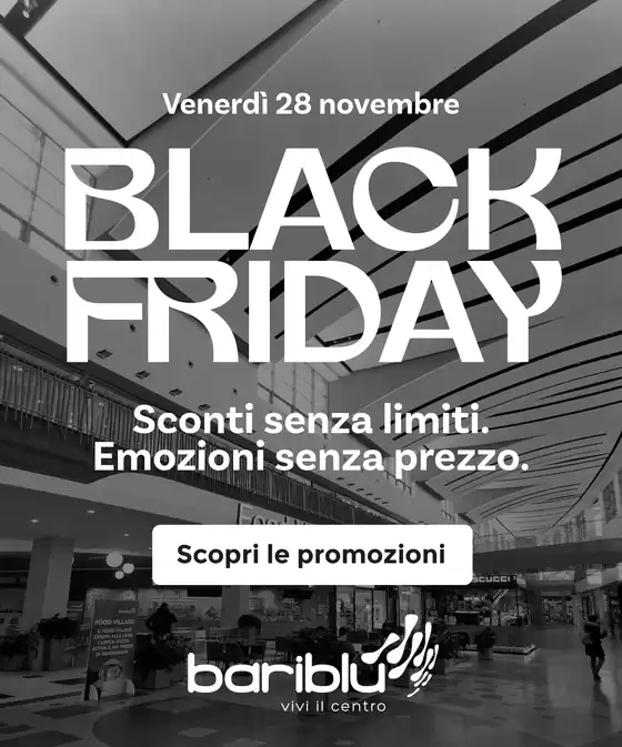 Volantino Centro Commerciale BariBlu a Laurino | Black Friday FAKE FLYER | 2025-11-21T00:00:00.000Z - 2025-11-30T00:00:00.000Z