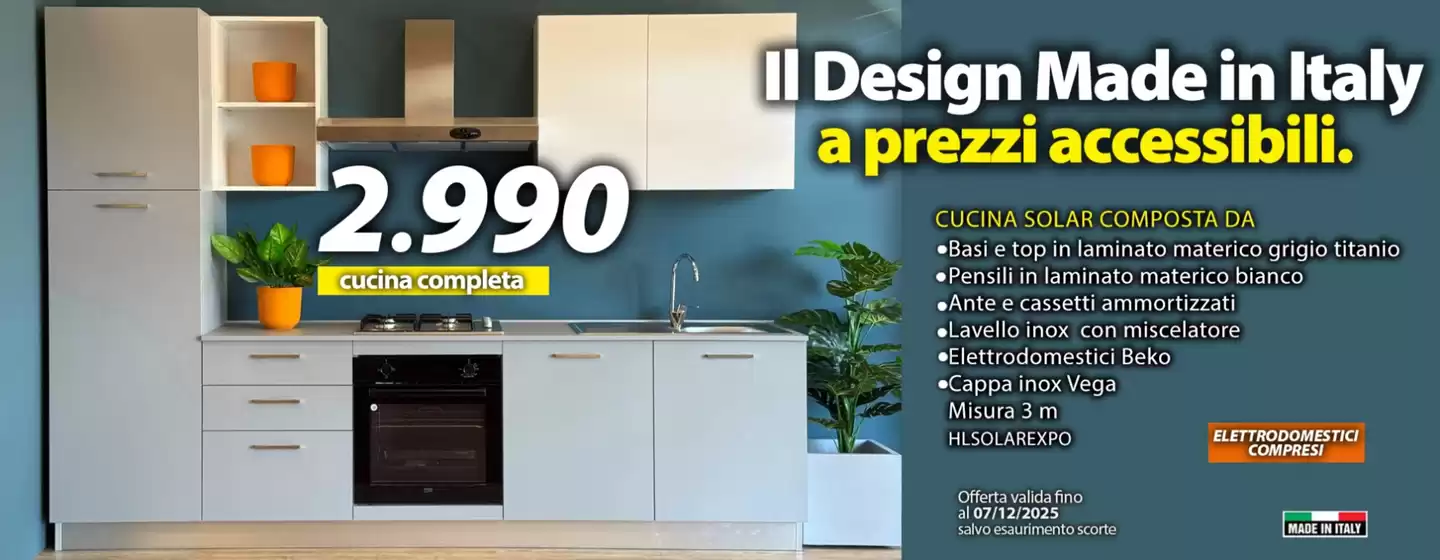 Volantino Hobby & Legno a Legnano | 2990 € cucina completa | 2025-11-19T00:00:00.000Z - 2025-12-07T00:00:00.000Z
