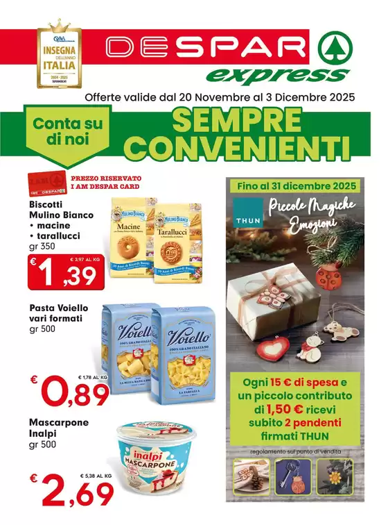 Volantino Despar Express a Asti | Sempre convenienti | 2025-11-20T00:00:00.000Z - 2025-12-03T00:00:00.000Z