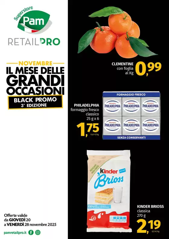 Volantino Pam RetailPro a Asti | Il mese delle grandi occasioni  | 2025-11-20T00:00:00.000Z - 2025-11-28T00:00:00.000Z