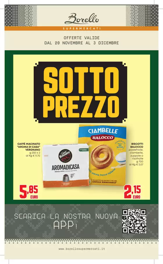 Volantino Borello a Asti | Sotto prezzo | 2025-11-20T00:00:00.000Z - 2025-12-03T00:00:00.000Z