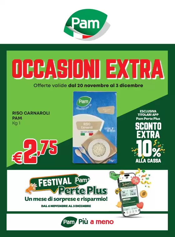 Volantino Pam a Padova | Offerte valide dal 20 novembre al 3 dicembre | 2025-11-20T00:00:00.000Z - 2025-12-03T00:00:00.000Z