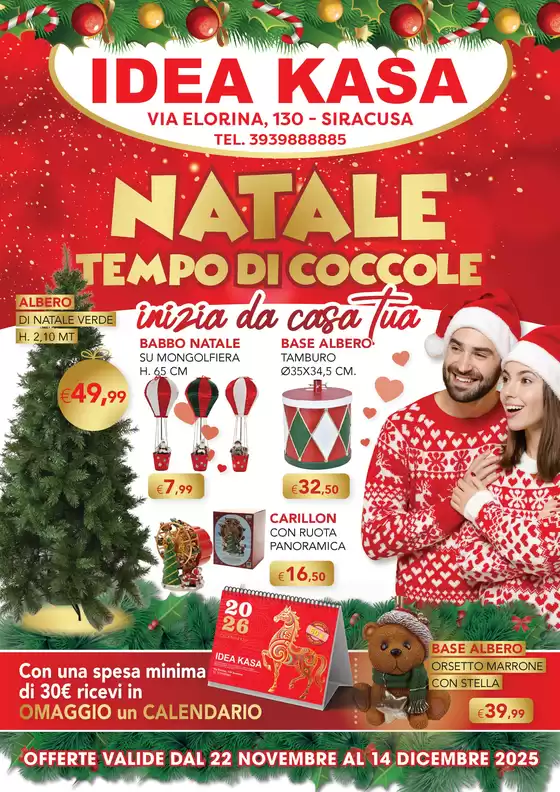 Volantino Idea Kasa a Valpelline | Natale! Tempo di coccole | 2025-11-22T00:00:00.000Z - 2025-12-14T00:00:00.000Z