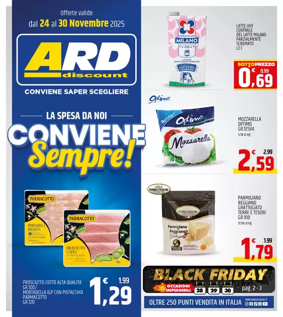 Volantino ARD Discount a Caluso | Conviene sempre! | 2025-11-24T00:00:00.000Z - 2025-11-30T00:00:00.000Z