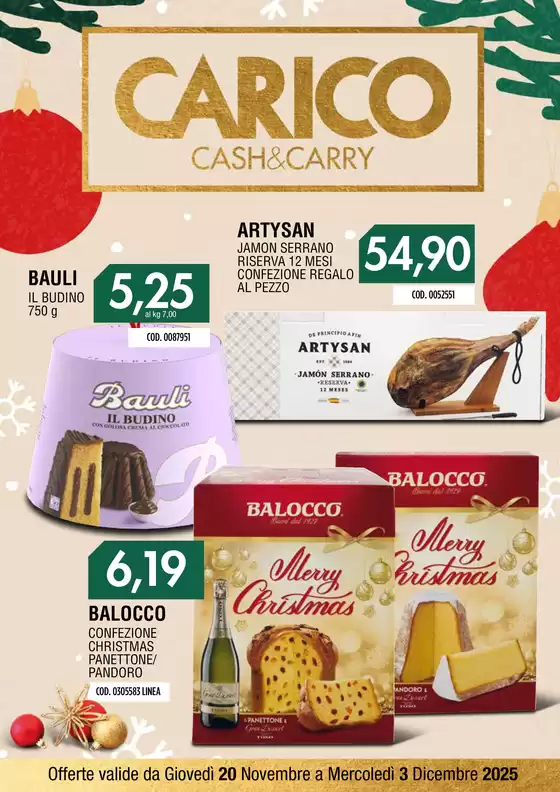 Volantino Carico Cash & Carry a Castelgrande | Offerte | 2025-11-20T00:00:00.000Z - 2025-12-03T00:00:00.000Z