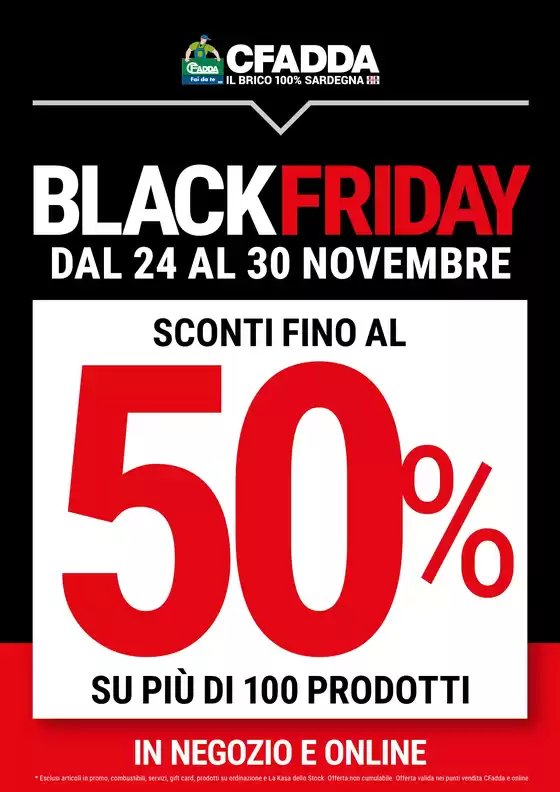 Volantino CFadda a Ostuni | Black Friday | 2025-11-24T00:00:00.000Z - 2025-11-30T00:00:00.000Z