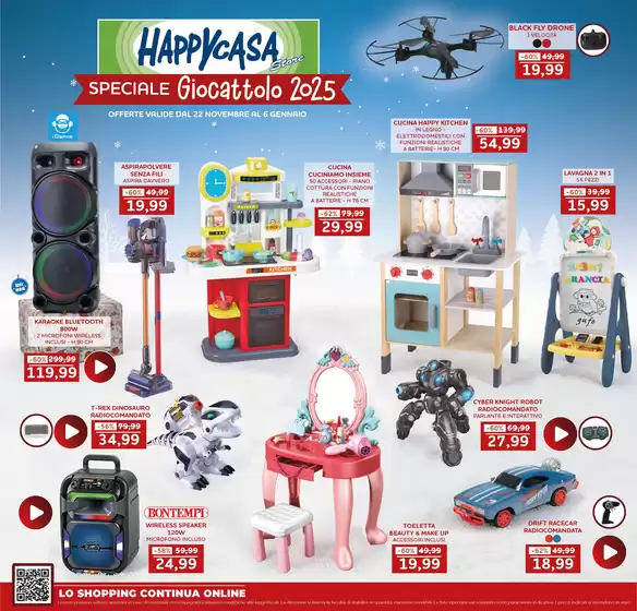 Volantino Happy Casa Store | Speciale giocattolo | 2025-11-22T00:00:00.000Z - 2026-01-06T00:00:00.000Z
