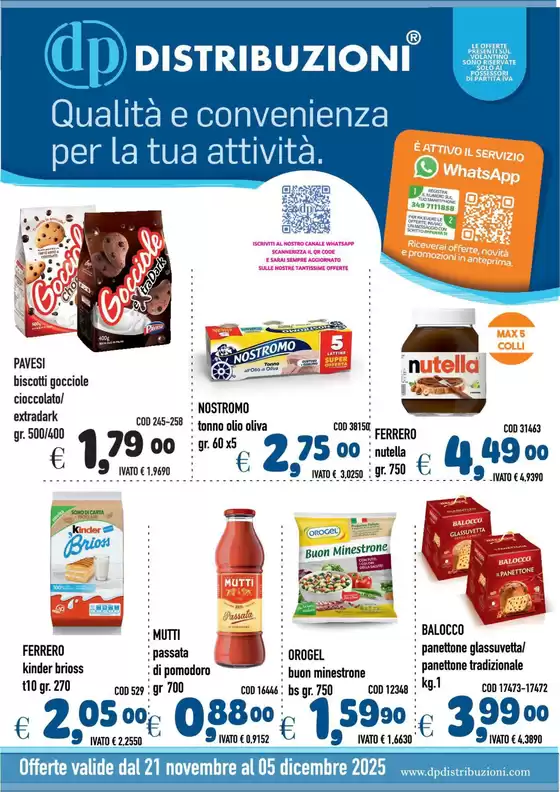 Volantino Del Prete Alimentari a Caccamo | Offerte valide dal 21 novembre al 05 dicembre | 2025-11-21T00:00:00.000Z - 2025-12-05T00:00:00.000Z