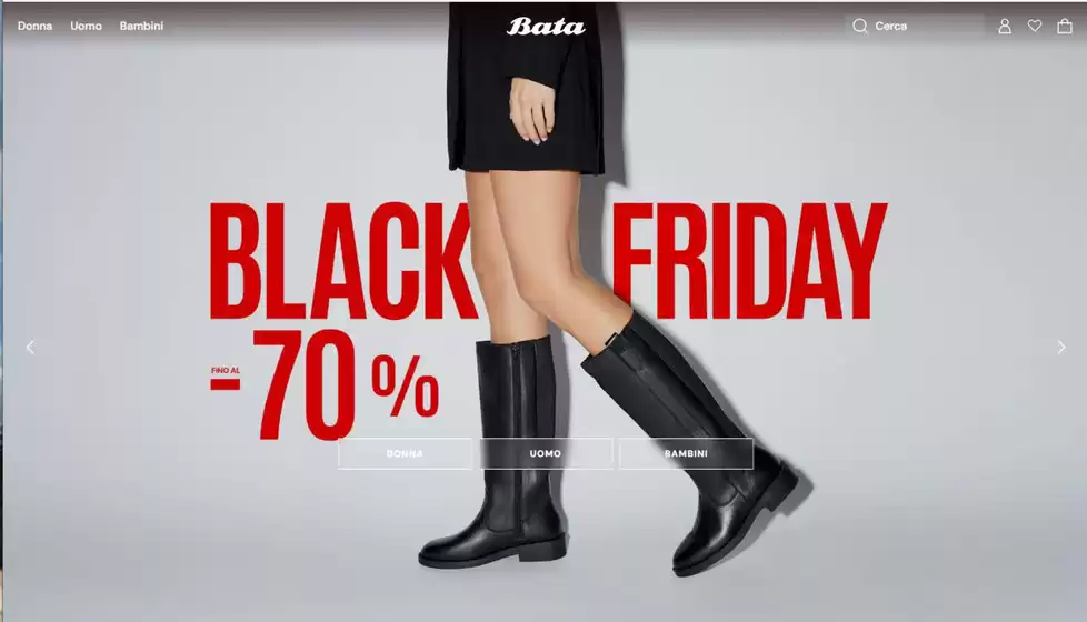 Volantino Bata a Fiumicino | -70% | 2025-11-21T00:00:00.000Z - 2025-11-30T00:00:00.000Z